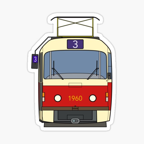 Item preview, Prague Tram (T3) designed and sold by CarefulCharlie.