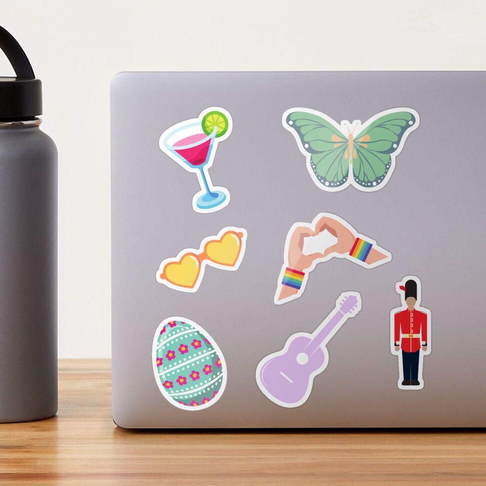 Taylor Swift Lover Sticker Pack Laptop Decal Hydroflask Sticker VSCO Girl  Sticker Taylor Swift Stocking Stuffer Gift for Her 