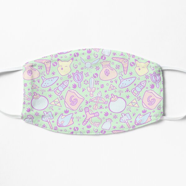 Zelda Doodlez (Green Pastel ver.) Masque sans plis