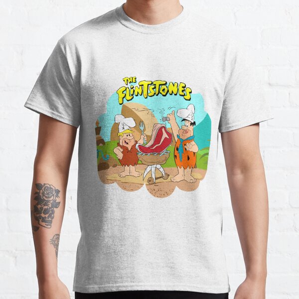 The Flintstones classic cartoon - Fred and Barney BBQ Classic T-Shirt