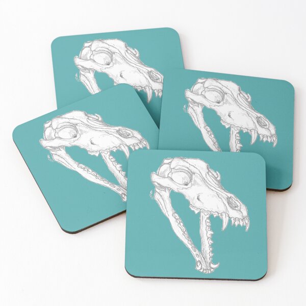 Item preview, Wolf Skull designed and sold by TinkerandBone.