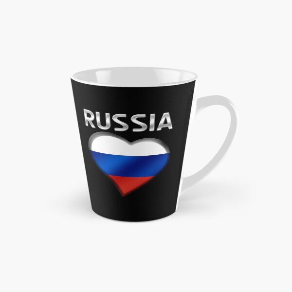 Item preview, Russia - Russian Flag Heart & Text - Metallic designed and sold by Graphix.