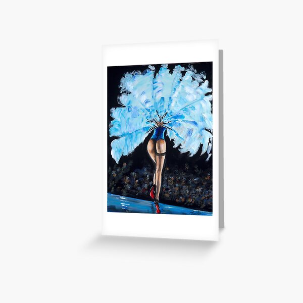 Item preview, Burlesque - Derrier in Blue designed and sold by mantonart.