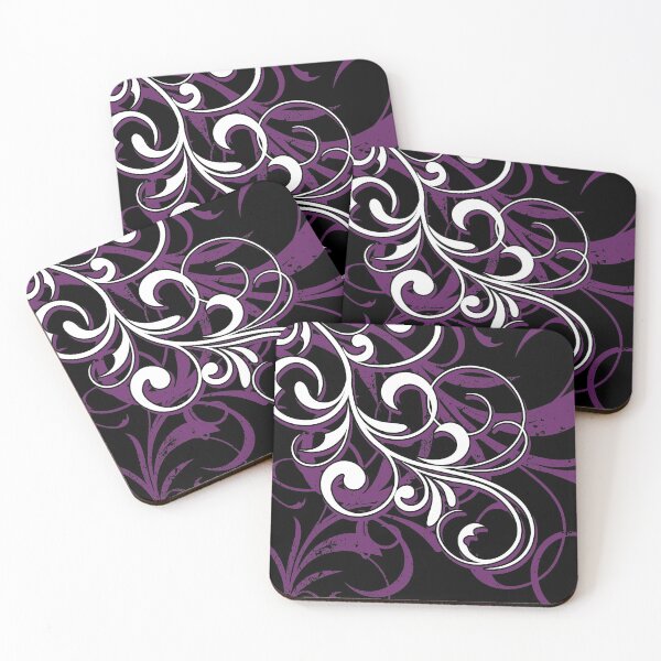 Item preview, Purple and White Swirls designed and sold by ZZDeZignZ.
