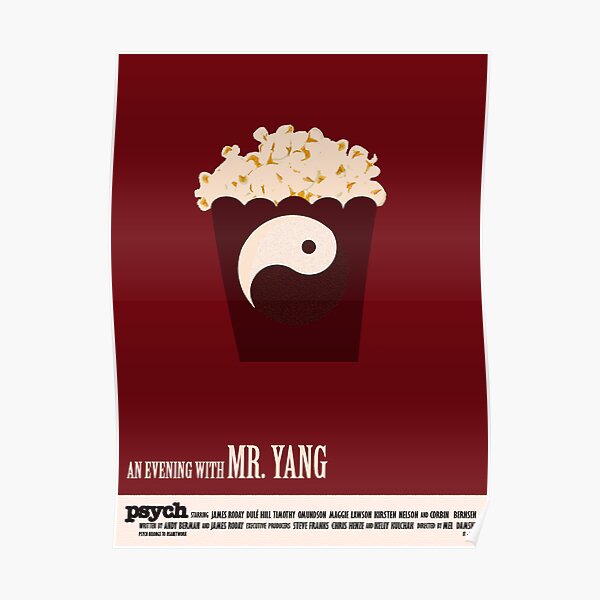 Psych - An Evening With Mr. Yang Poster