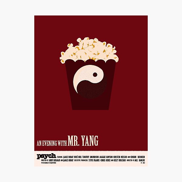 Item preview, Psych - An Evening With Mr. Yang designed and sold by countermeasures.