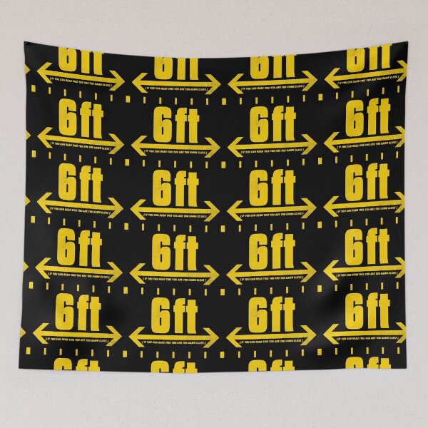Item preview, 6 Feet | Available in Mask designed and sold by thelasttype.