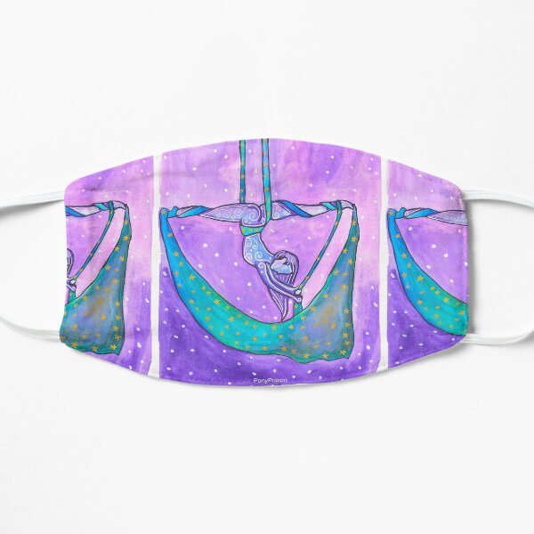 Starry Aerial Silks Artist Flat Mask