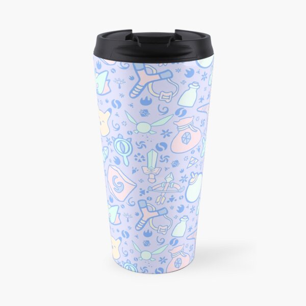 Zelda Doodlez (Blue Pastel ver.) Travel Coffee Mug