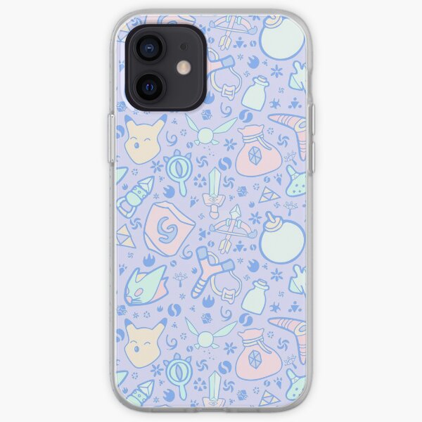 Zelda Doodlez (Blue Pastel ver.) iPhone Soft Case