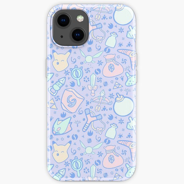 Zelda Doodlez (Blue Pastel ver.) Coque souple iPhone