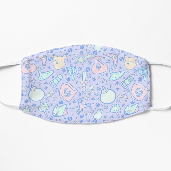 Zelda Doodlez (Blue Pastel ver.) Flat Mask