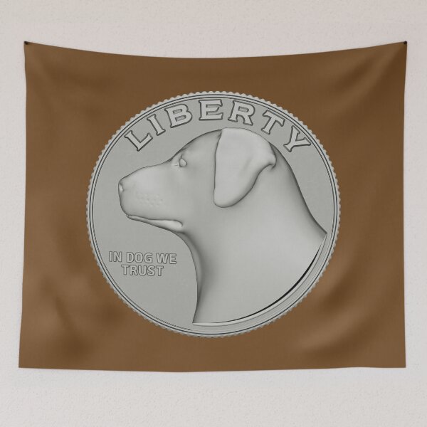 Item preview, In Dog We Trust! designed and sold by PopAlien.