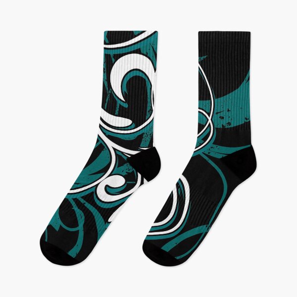 Item preview, Teal and White Swirls designed and sold by ZZDeZignZ.
