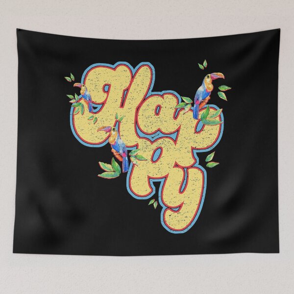 Item preview, Happy Retro Tropical Toucan  designed and sold by mythandframe.