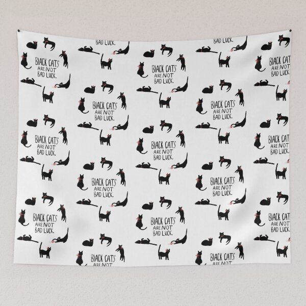 Item preview, Black cats are not bad luck designed and sold by laurelstreed.