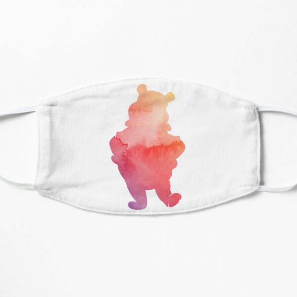 Watercolor Pooh Flat Mask