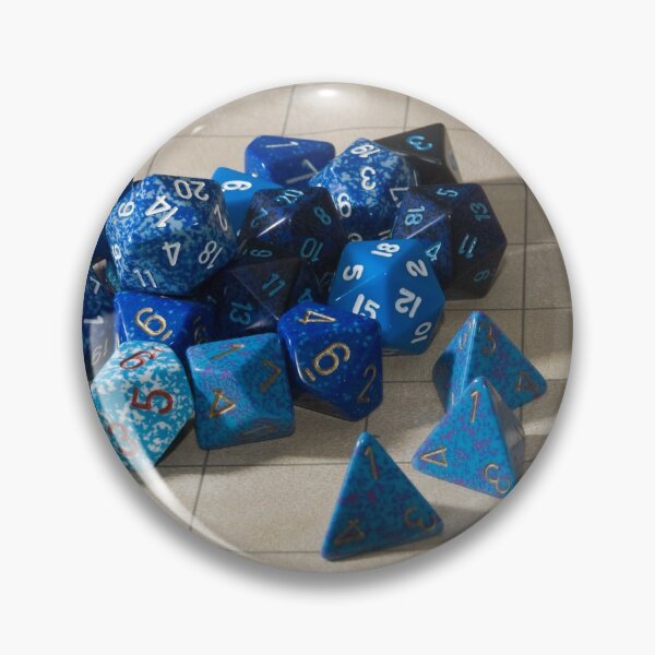 Item preview, Polyhedral Dice on a Miniatures Mat for Tabletop RPG designed and sold by rodmacpherson.