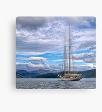 Schooner Metal Print