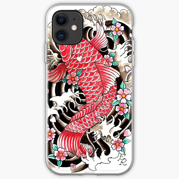 Red Koi iPhone Soft Case