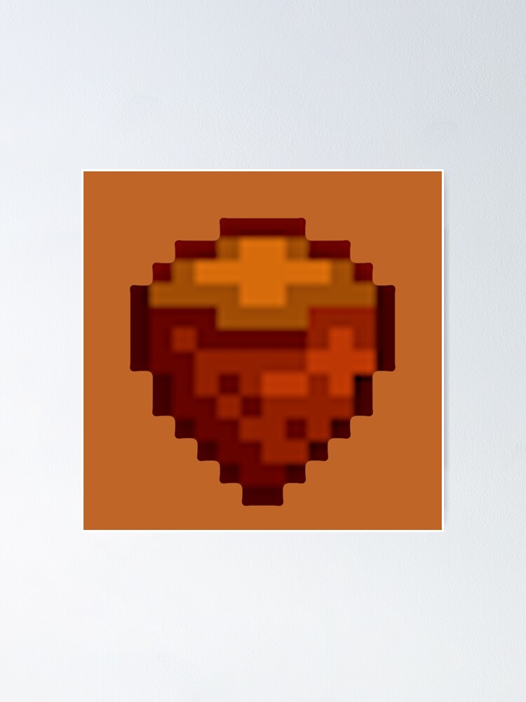 Póster «Stardew Valley Pixel Hazelnut» de edevyor Redbubble