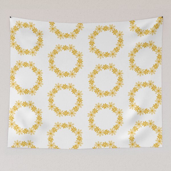Item preview, Golden Flower Wreath designed and sold by elrathia.