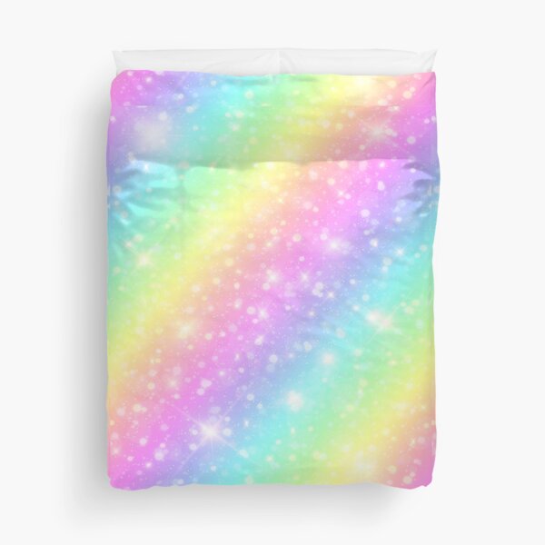 Iridescent Marble Mask Duvet Cover