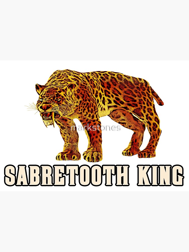 Tiger King Parody Sabertooth King Poster