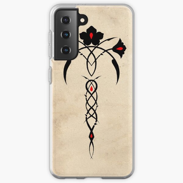 Phèdre's Marque Tribal Rose Design Samsung Galaxy Soft Case