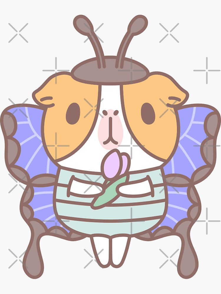 Guinea pig in Butterfly Costume by Miri-Noristudio
