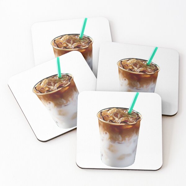 Item preview, iced almond milk latte designed and sold by cinnamonknot.