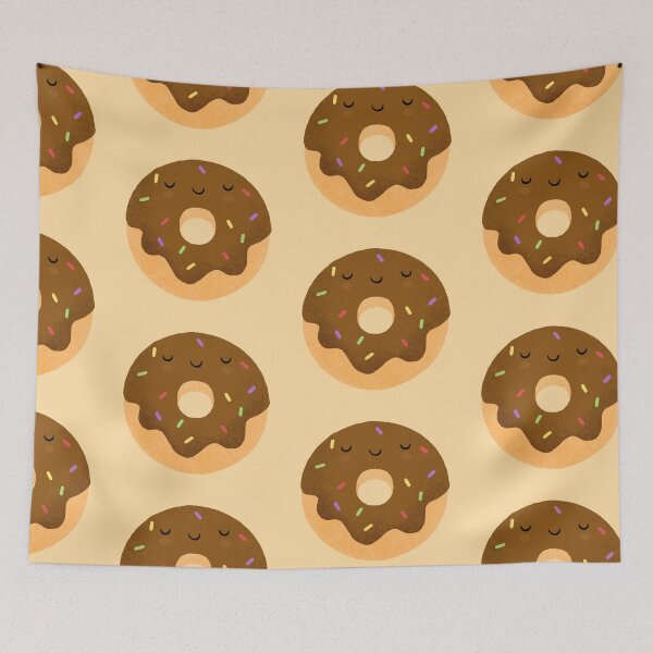 Item preview, Sleepy chocolate donut designed and sold by milkandcookies.