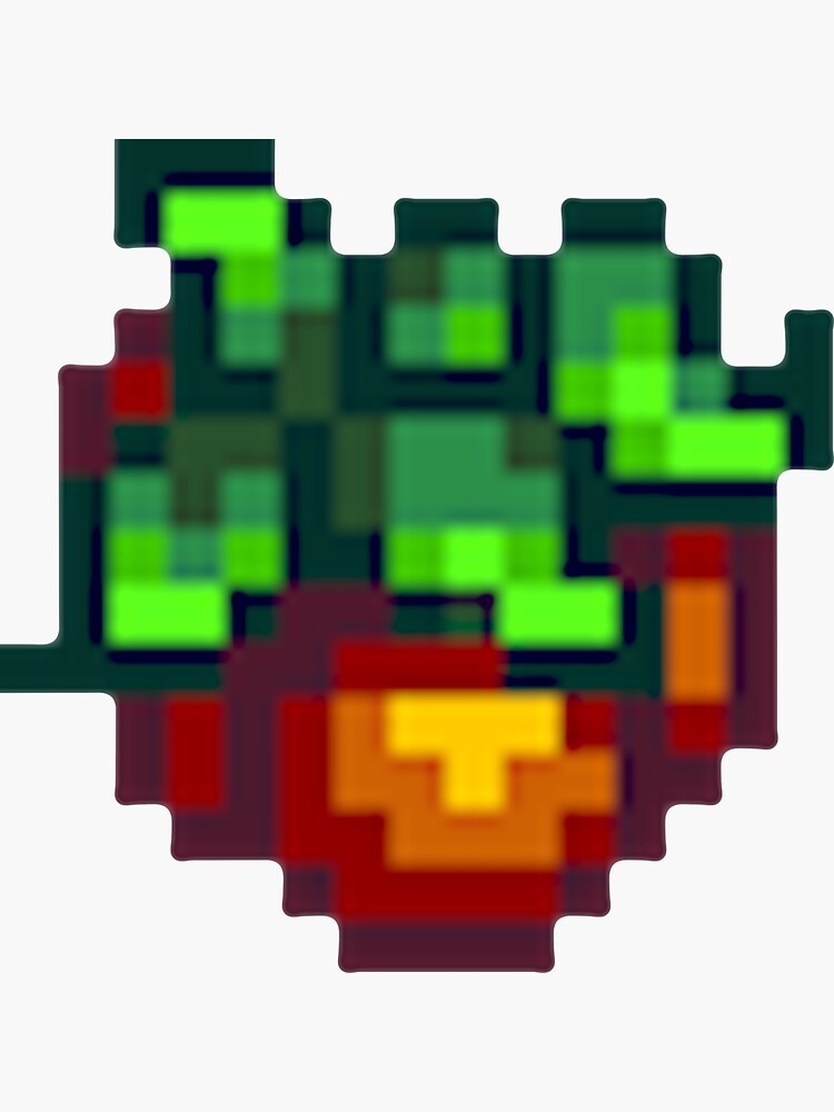 "Stardew Valley Pixel Spice Berry" Sticker by edevyor Redbubble