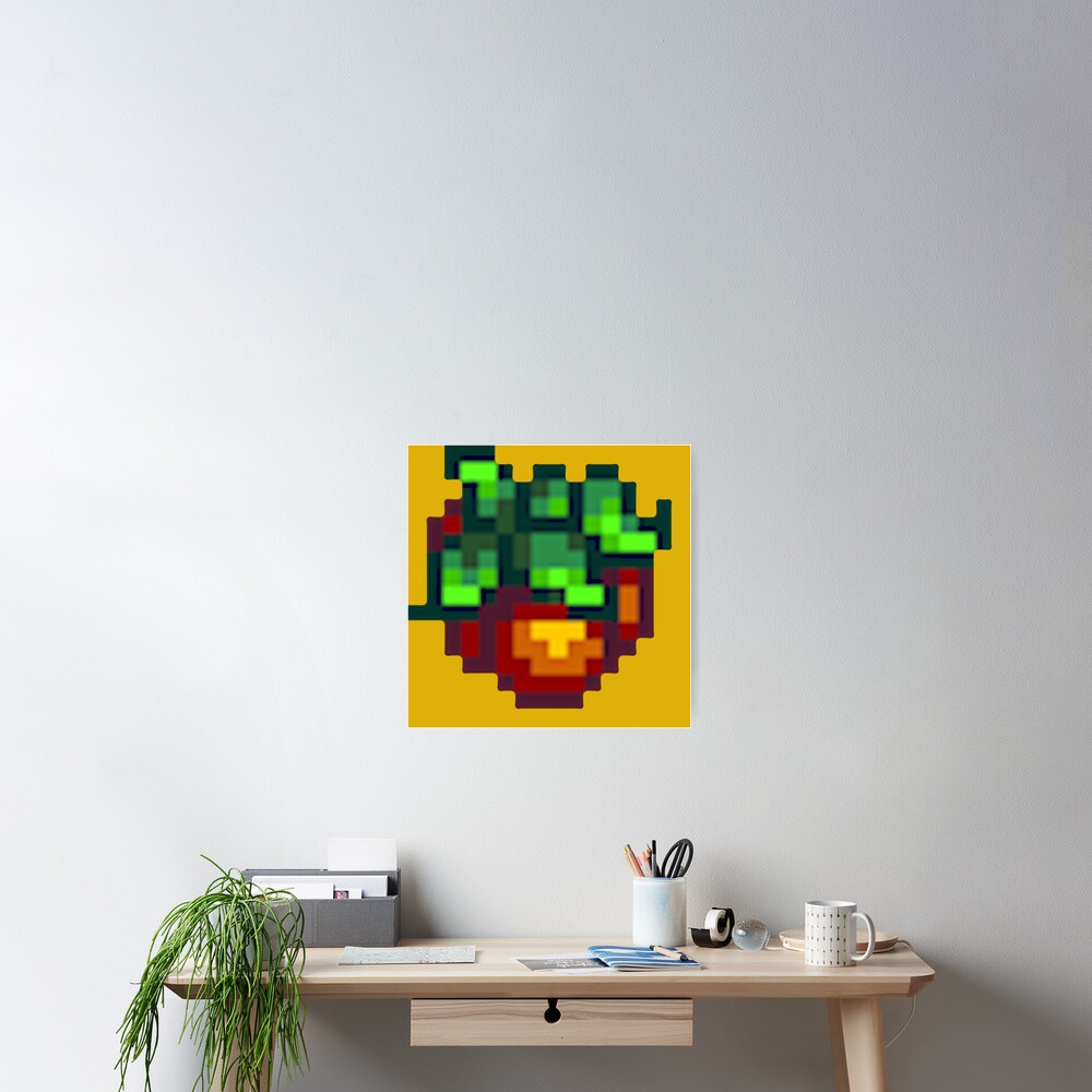 "Stardew Valley Pixel Spice Berry" Poster for Sale by edevyor Redbubble