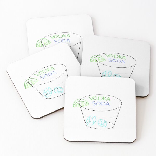 Item preview, Vodka Soda - White designed and sold by BunkerBunch.