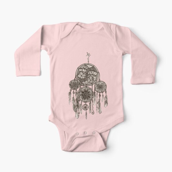 Dreamcatcher Long Sleeve Baby One-Piece