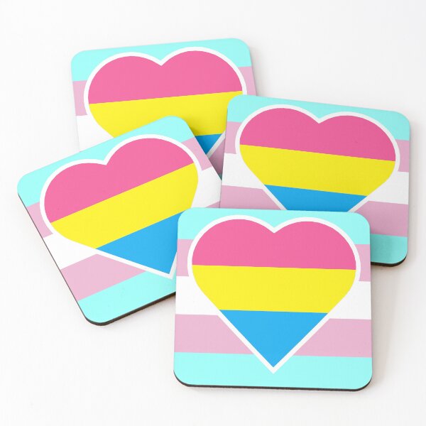 Item preview, Transgender Pride Flag with Pansexual/Panromantic Heart designed and sold by DisneyFanatic23.