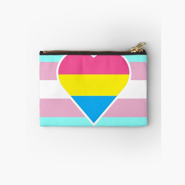 Item preview, Transgender Pride Flag with Pansexual/Panromantic Heart designed and sold by DisneyFanatic23.