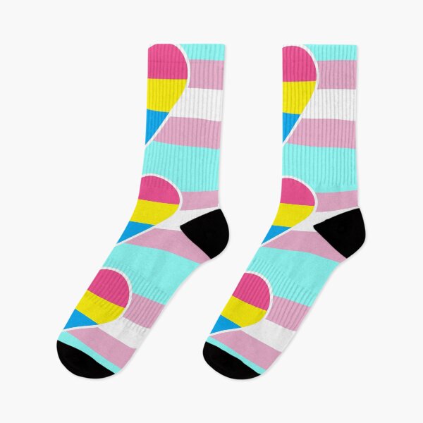Item preview, Transgender Pride Flag with Pansexual/Panromantic Heart designed and sold by DisneyFanatic23.
