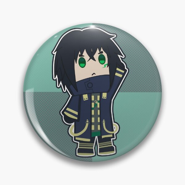Glitch Chibi Pin