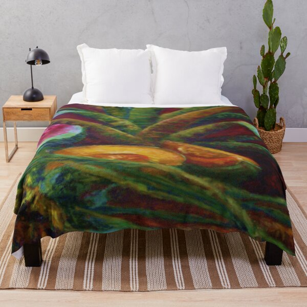 Item preview, TROPICAL ARCHING BROMELIAD & CANTALOUPE, WATERMELON STILL LIFE designed and sold by sharlesart.