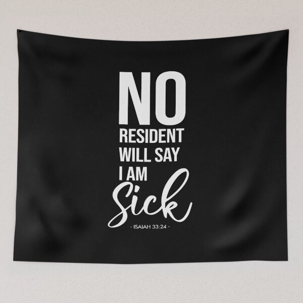 Item preview, Bible verse No More Sickness designed and sold by KA DESIGNS.
