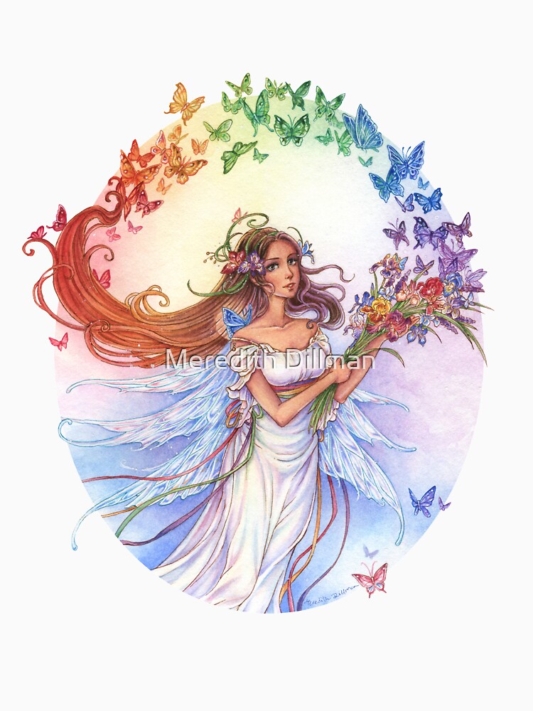 Iris of the Rainbow Fairy Essential T-Shirt for Sale by Meredith