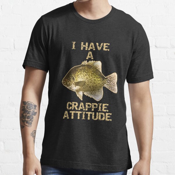 Keep Calm Crappie On, Crappie Fishing Apparel Smoke / L