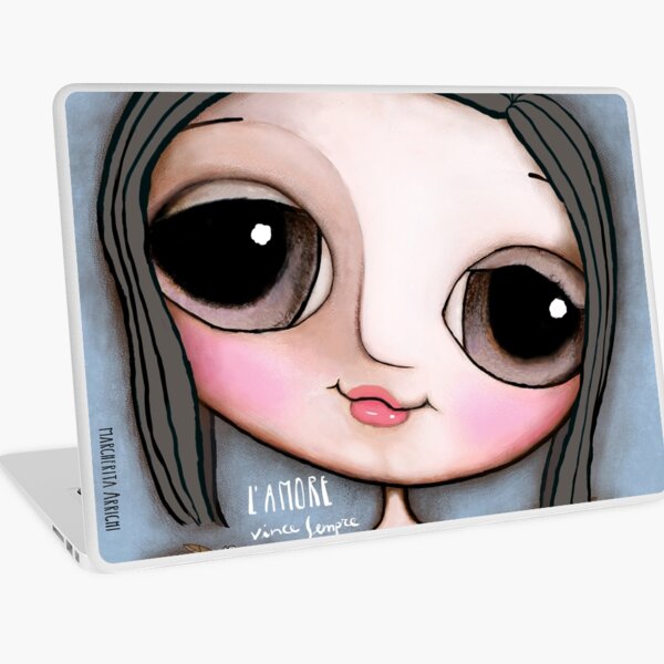 Our Angel Maria Sole. "L'Amore vince sempre" Laptop Skin