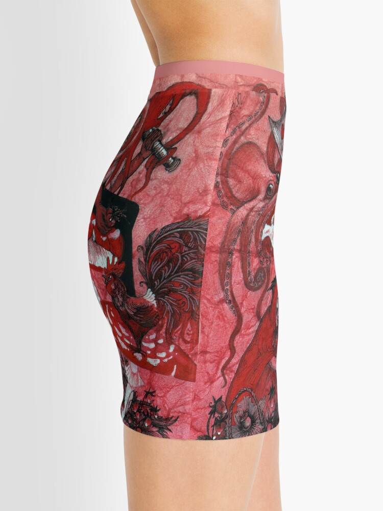 Alternate view of Red Mini Skirt