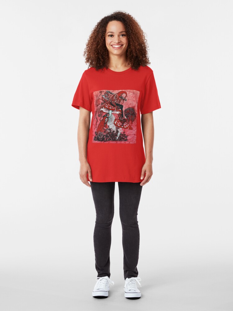 Alternate view of Red Slim Fit T-Shirt