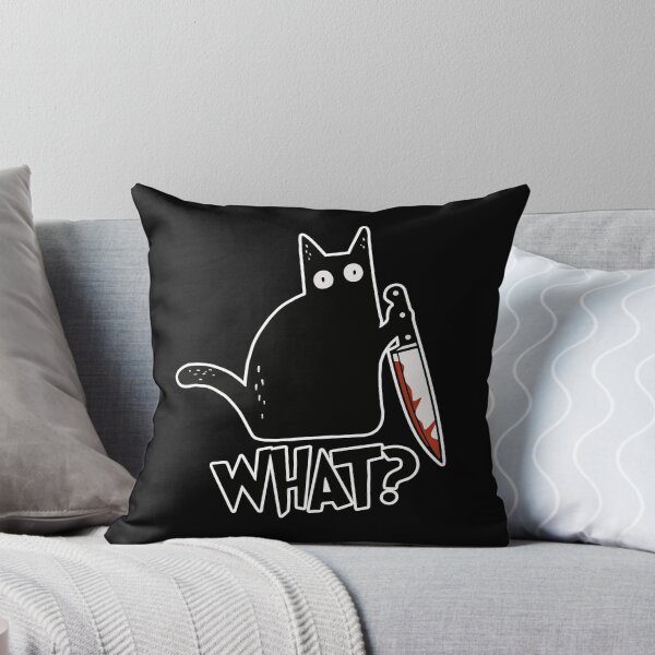 Artikel-Vorschau von Katze Was? Mörderische schwarze Katze mit Messer Geschenk Premium, designt und verkauft von ZeLittleFamily.