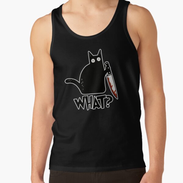 Wellcoda North Animal Funny Cat Mens Tank Top Crazy Fit Lifestyle Sports Shirt