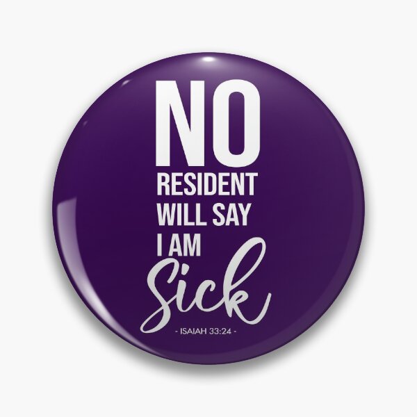 Item preview, No More Sickness Purple Background designed and sold by KA DESIGNS.